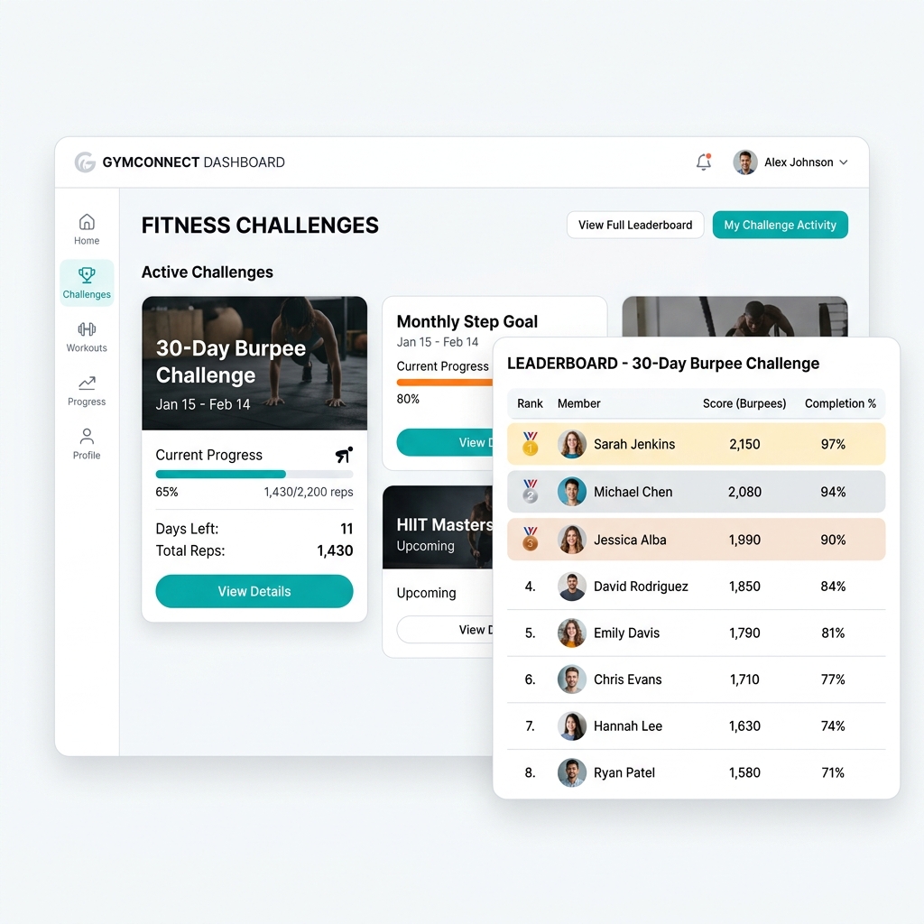 Challenges & Leaderboards in WeeksPro